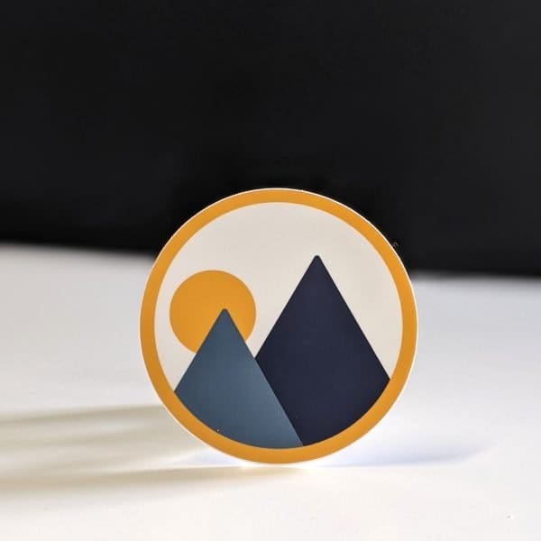 product image of monolith trail co brandmark circle sticker