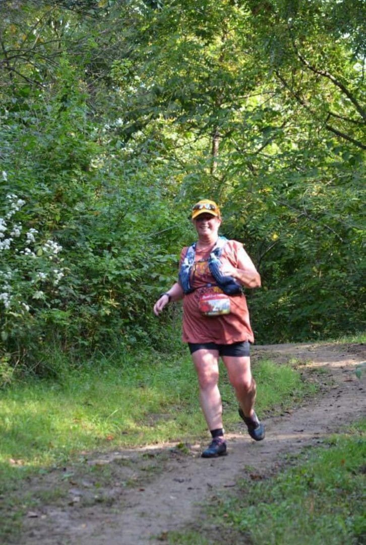 shawn naeve running a trail race